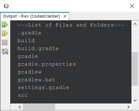 java list files in directory.